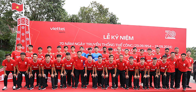 Thể Công Viettel đặt mục tiêu vô địch V.League 2024/25, vào chung kết cúp Quốc gia