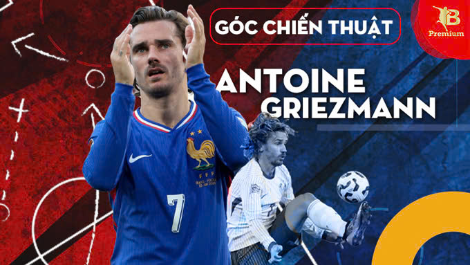 Griezmann, bộ não đa năng của ĐT Pháp